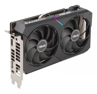 4GB 듀얼 RX6500XT O4G 64 비트 더블 팬 AMD 라데온 RX 6500 XT