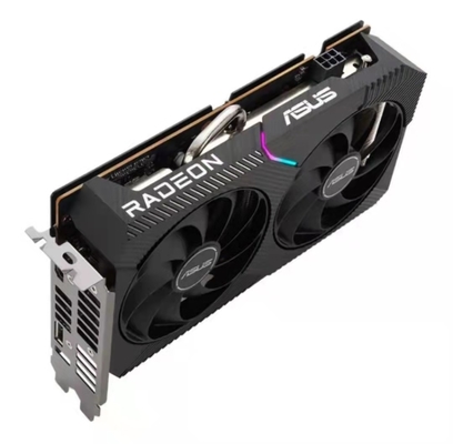 4GB 듀얼 RX6500XT O4G 64 비트 더블 팬 AMD 라데온 RX 6500 XT