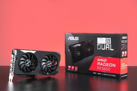 더블 팬 아수스 이원적이 Rx6600 8g 128 비트