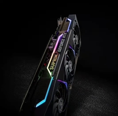 NVIDIA MSI 그래픽 카드 384는 3080개 슈퍼사우루스 Ｘ 12G 384 비트를 물었습니다