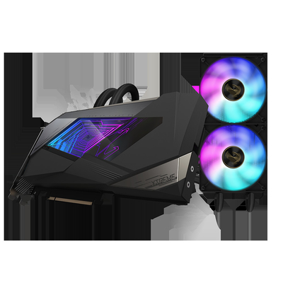 384는 워터포스 기가바이트 아오루스 지포스 르트스 3080 Ti 엑스트레메를 물었습니다 12g 19000 마하즈