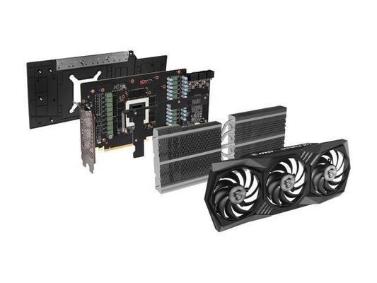 사각형 256 비트 Msi Rtx3080 3X 3080 티는 열흡수원 그트스 3090 티 그래픽 카드를 일으킵니다